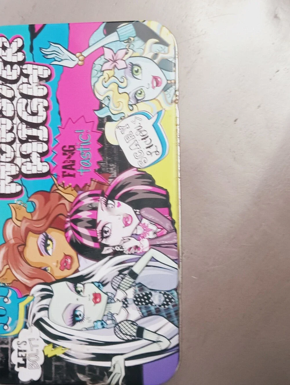 Monster High Pink & Teal Character Tin